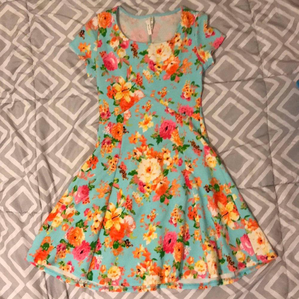 Floral print dress